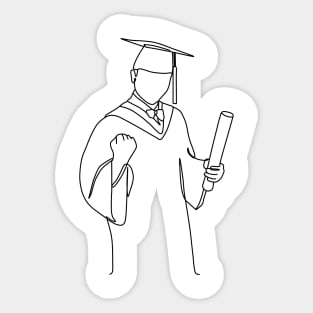 graduation party Sticker